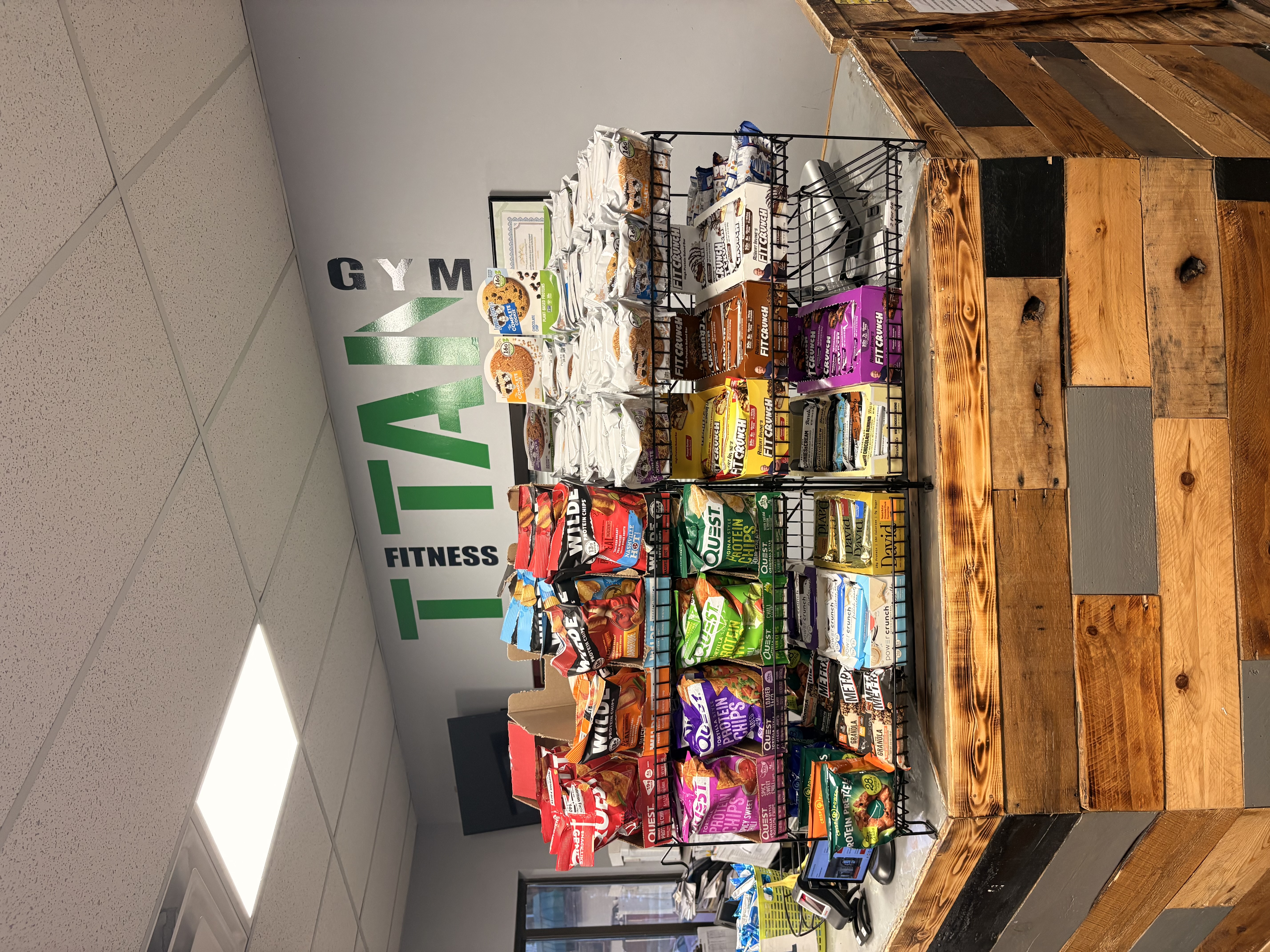 Titan Fitness nutrition and snack shop