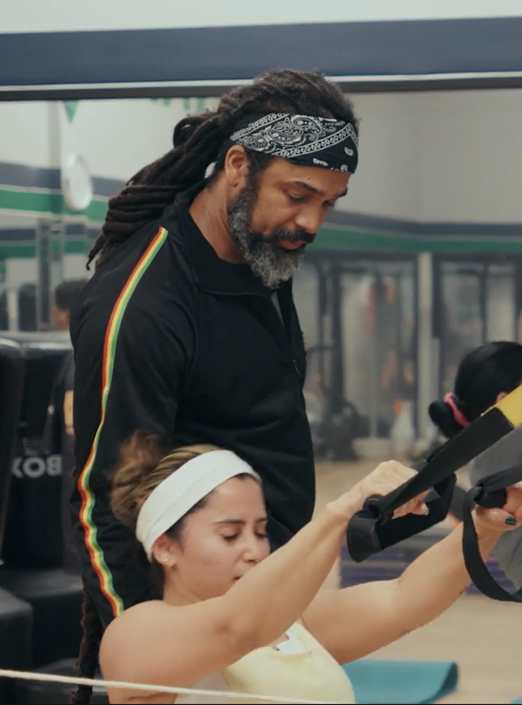 Personal training session at Titan Fitness